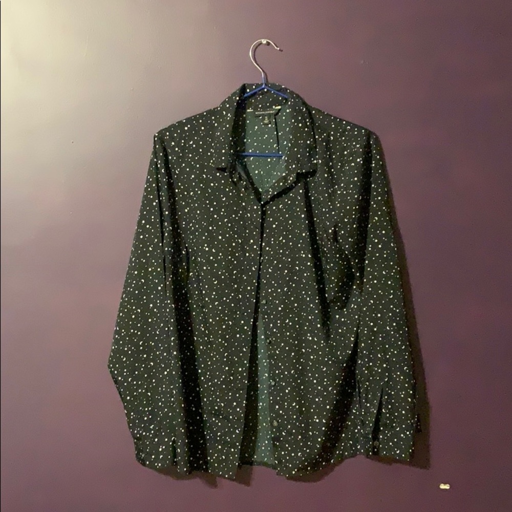 Banana Republic star and moon blouse